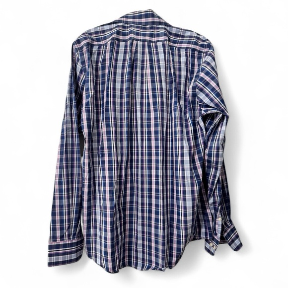 Men’s Plaid Button Down Long Sleeve Large (16 34/35) Lauren Ralph Lauren - Picture 4 of 6